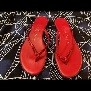 Italian  Shoemakers, Red sandals